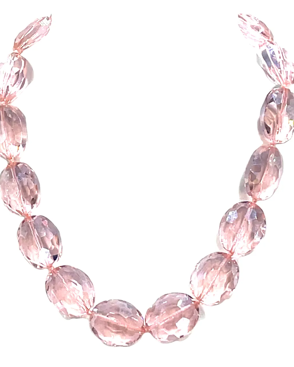 Crystal Oval Short Necklace