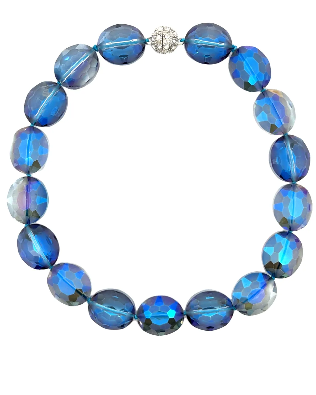 Crystal Oval Short Necklace