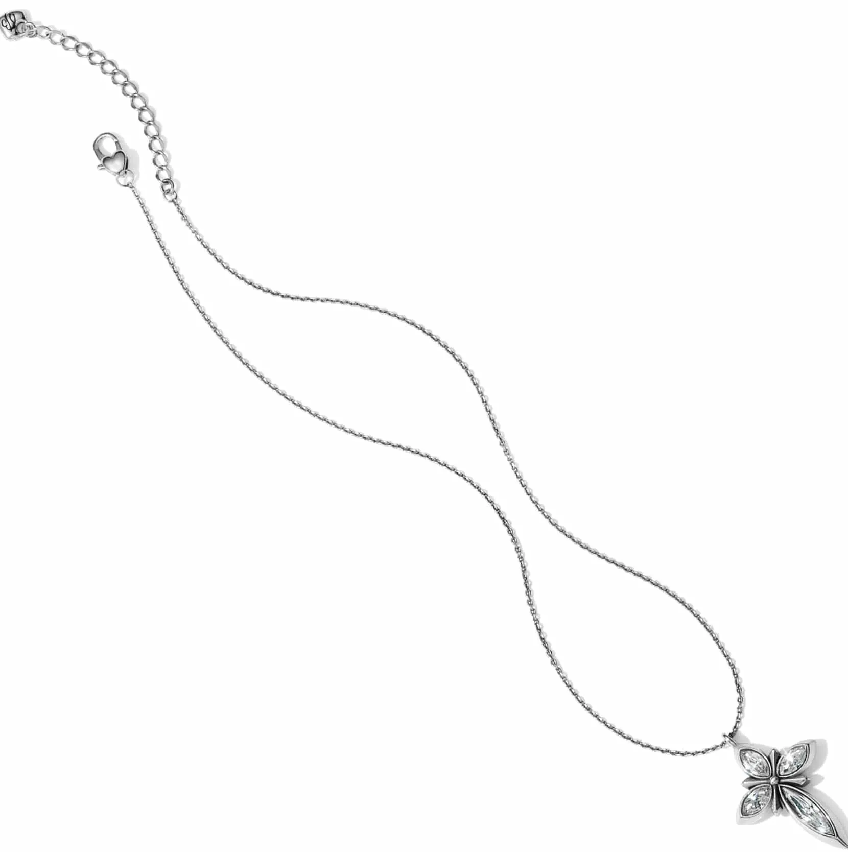 Crystal Spear Cross Necklace