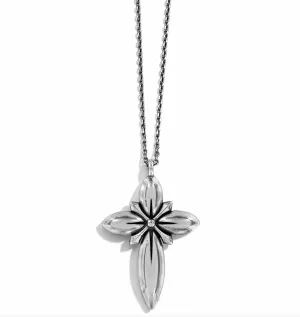 Crystal Spear Cross Necklace