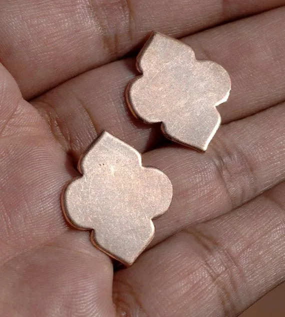 Curved diamond blank for layered pendants, earrings, or bracelets