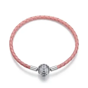 CZ Leather Bracelets