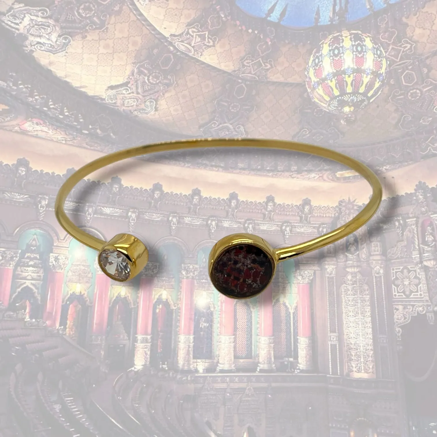 Danielle Open Cuff | Gold