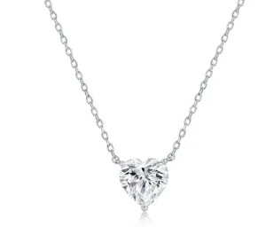 Davina Birthstone Heart Necklace