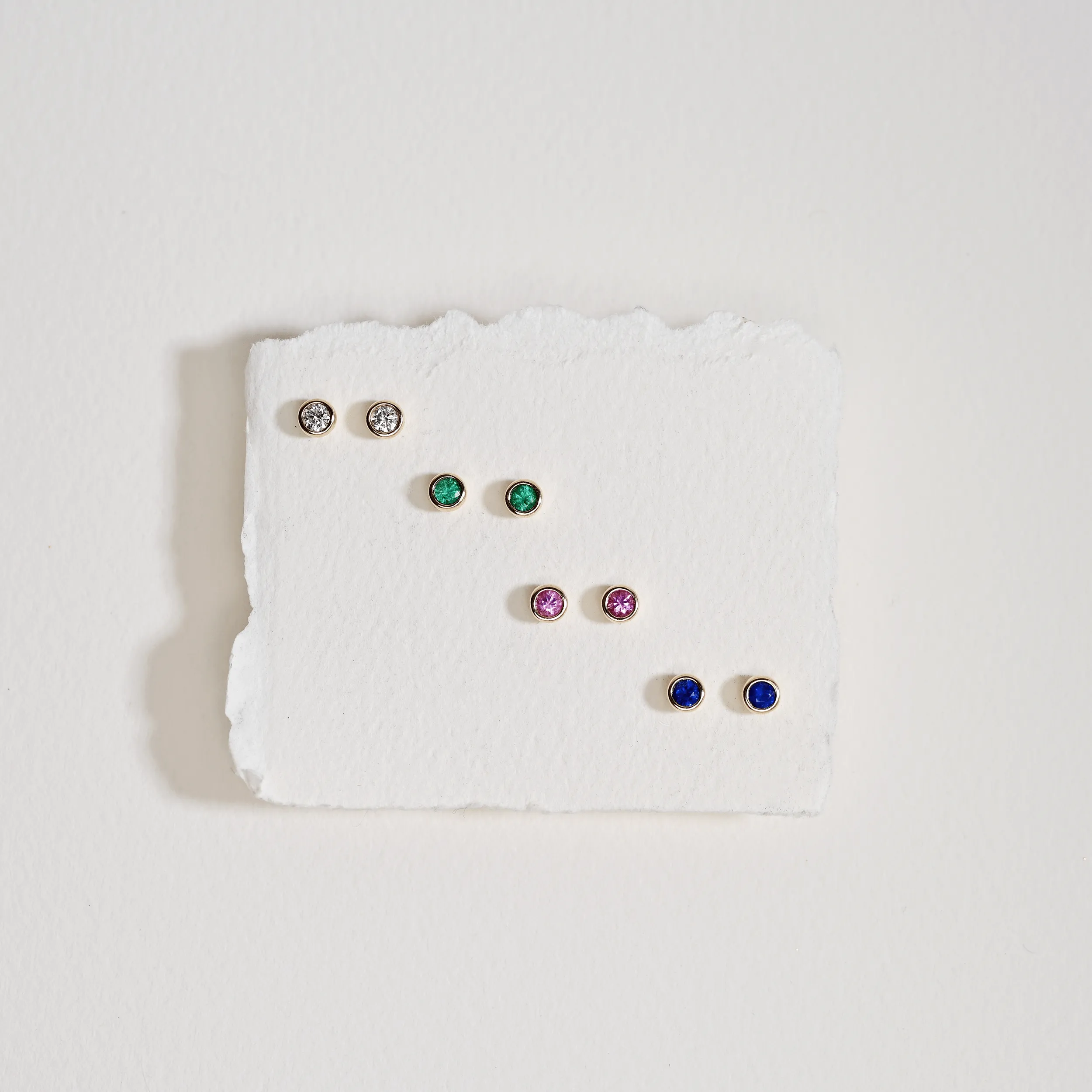 Diamond Bubble Studs (3mm)