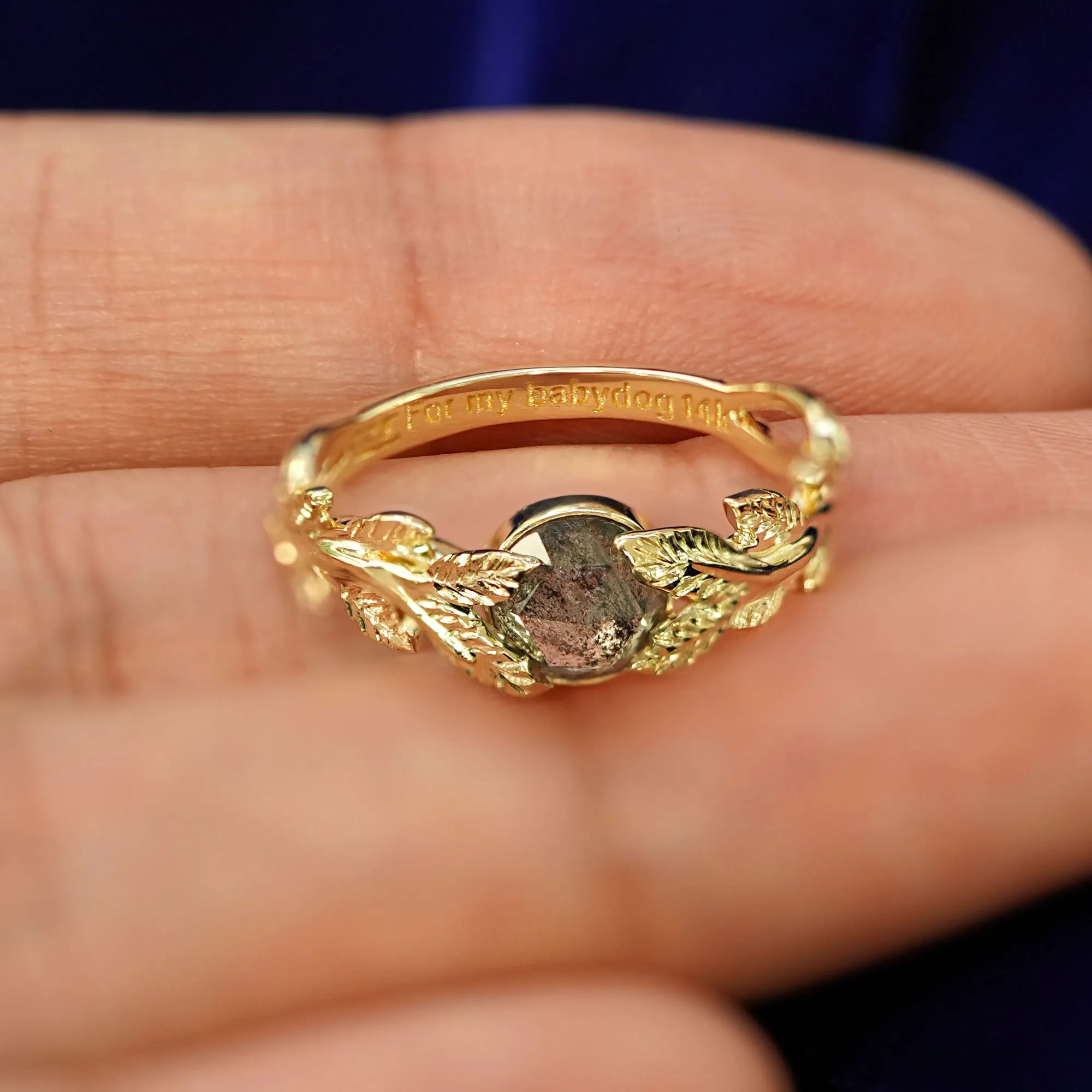 Diamond Leaves Ring