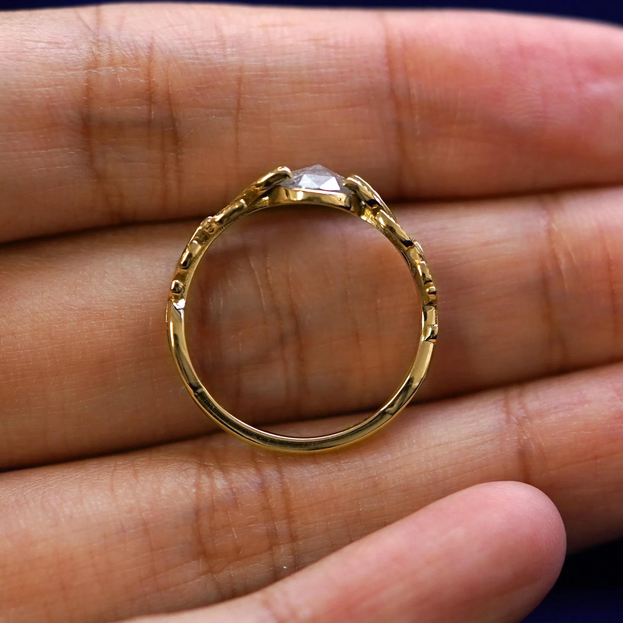 Diamond Leaves Ring