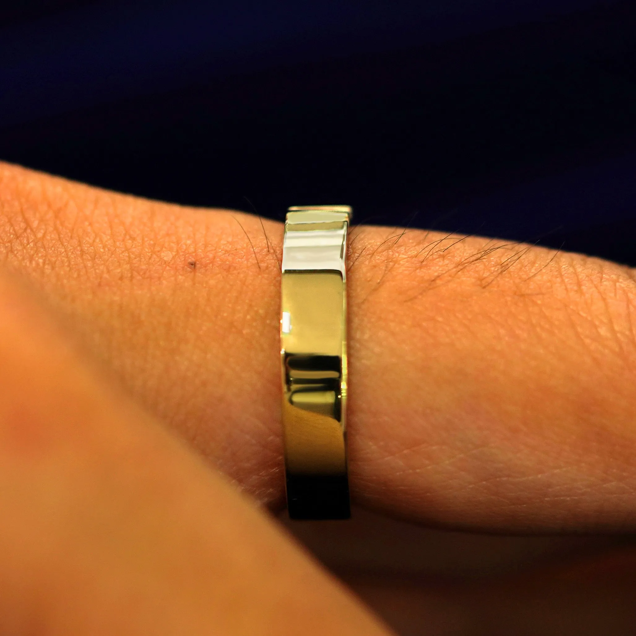 Double Baguette Diamond Band