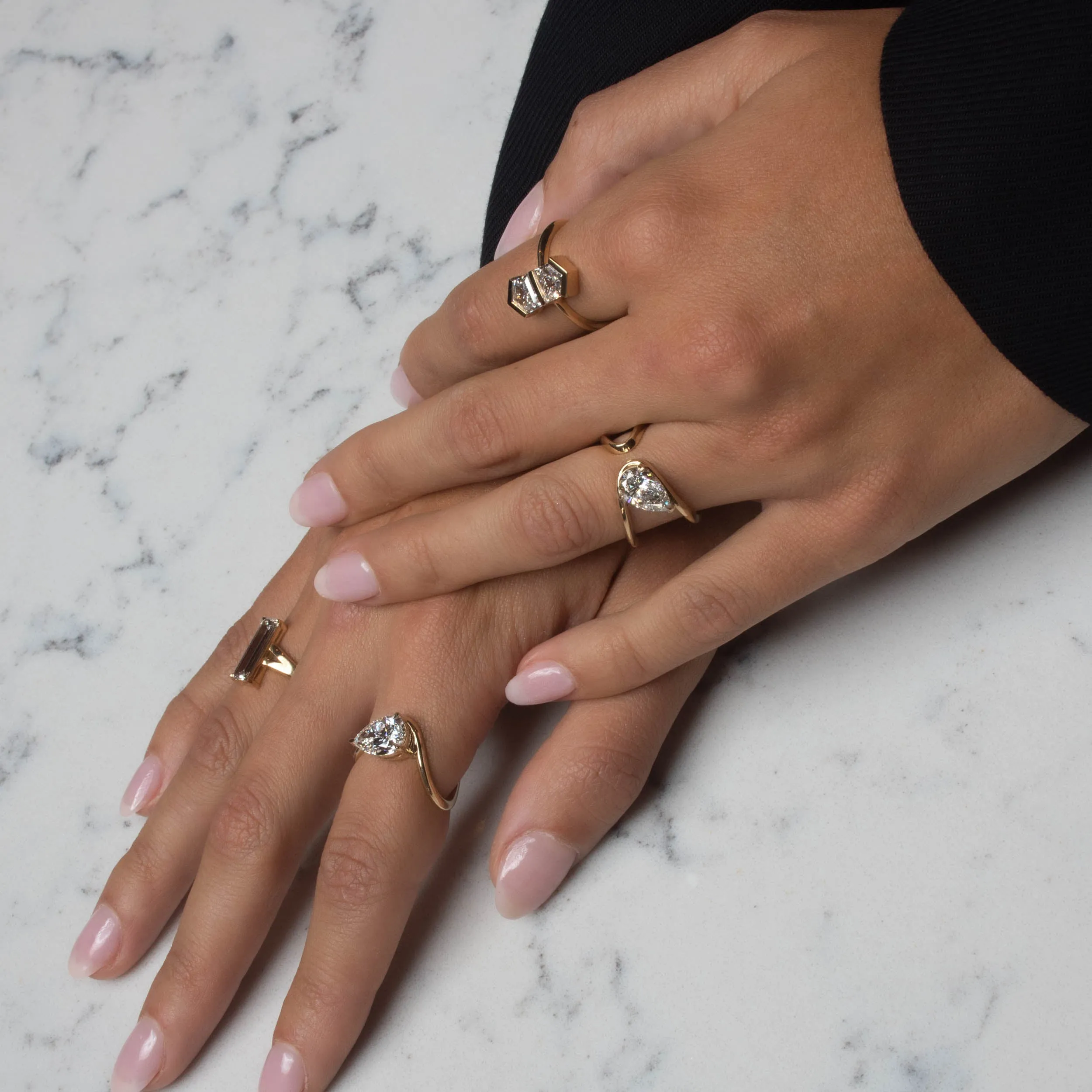 Double Epaulette Ring
