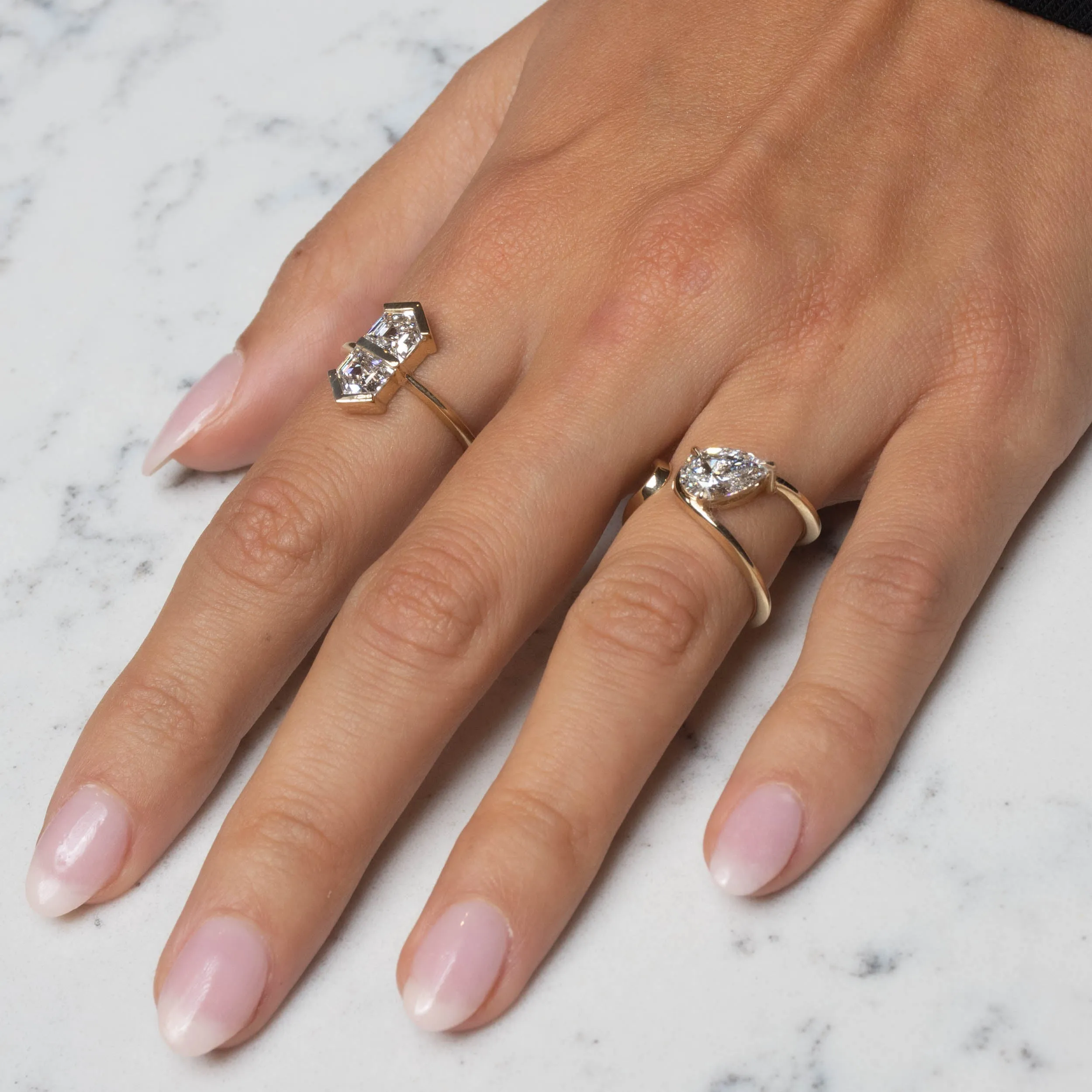 Double Epaulette Ring
