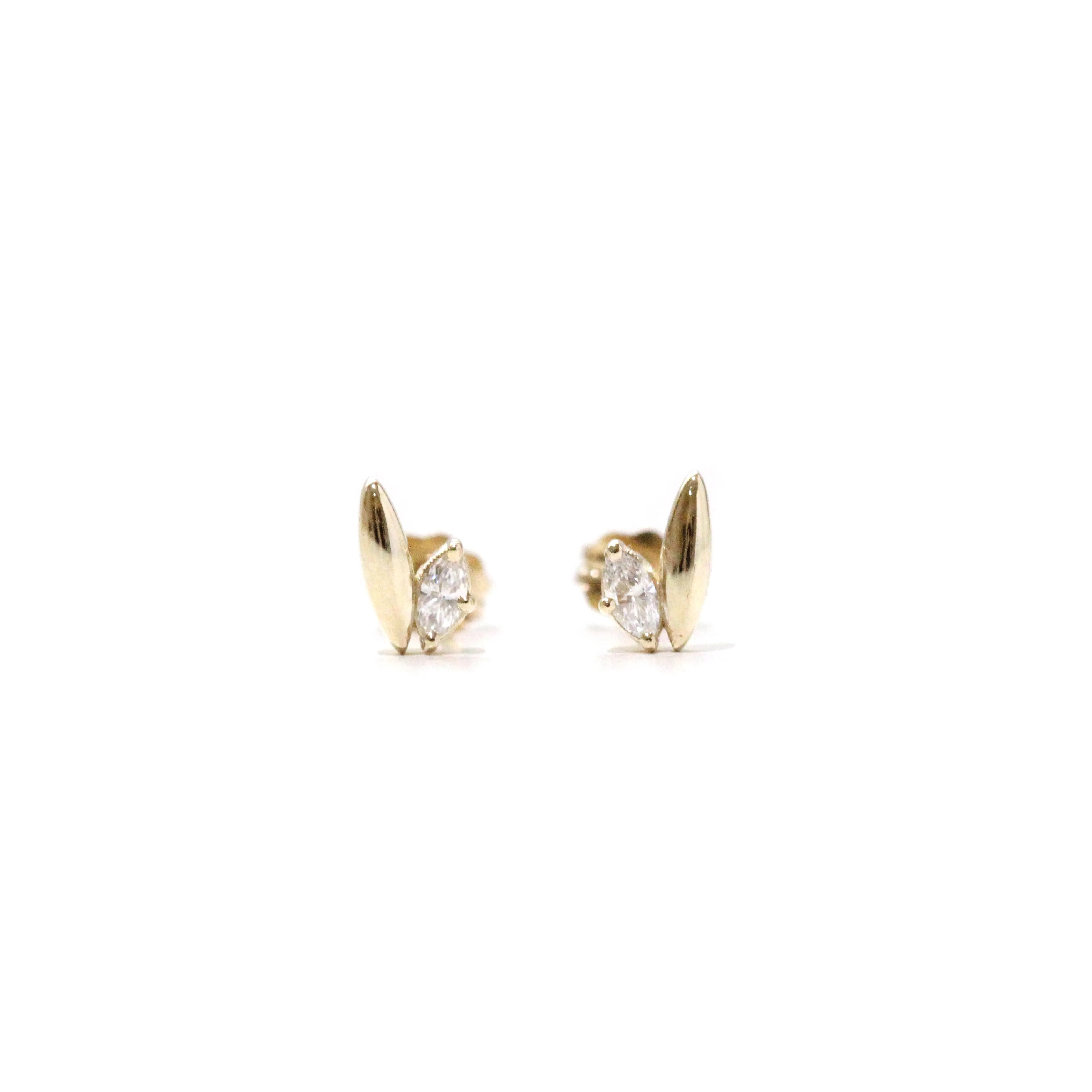 Double Marquise Diamond Earrings