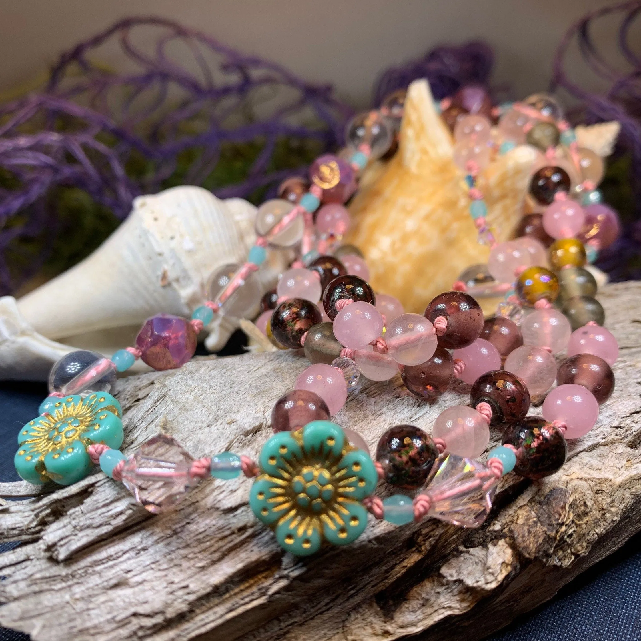 Duneflower Blossom Long Necklace