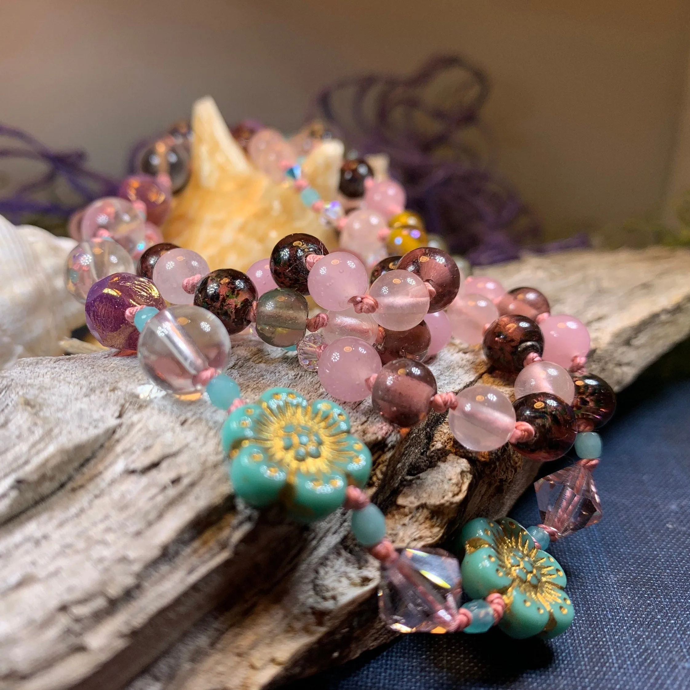 Duneflower Blossom Long Necklace