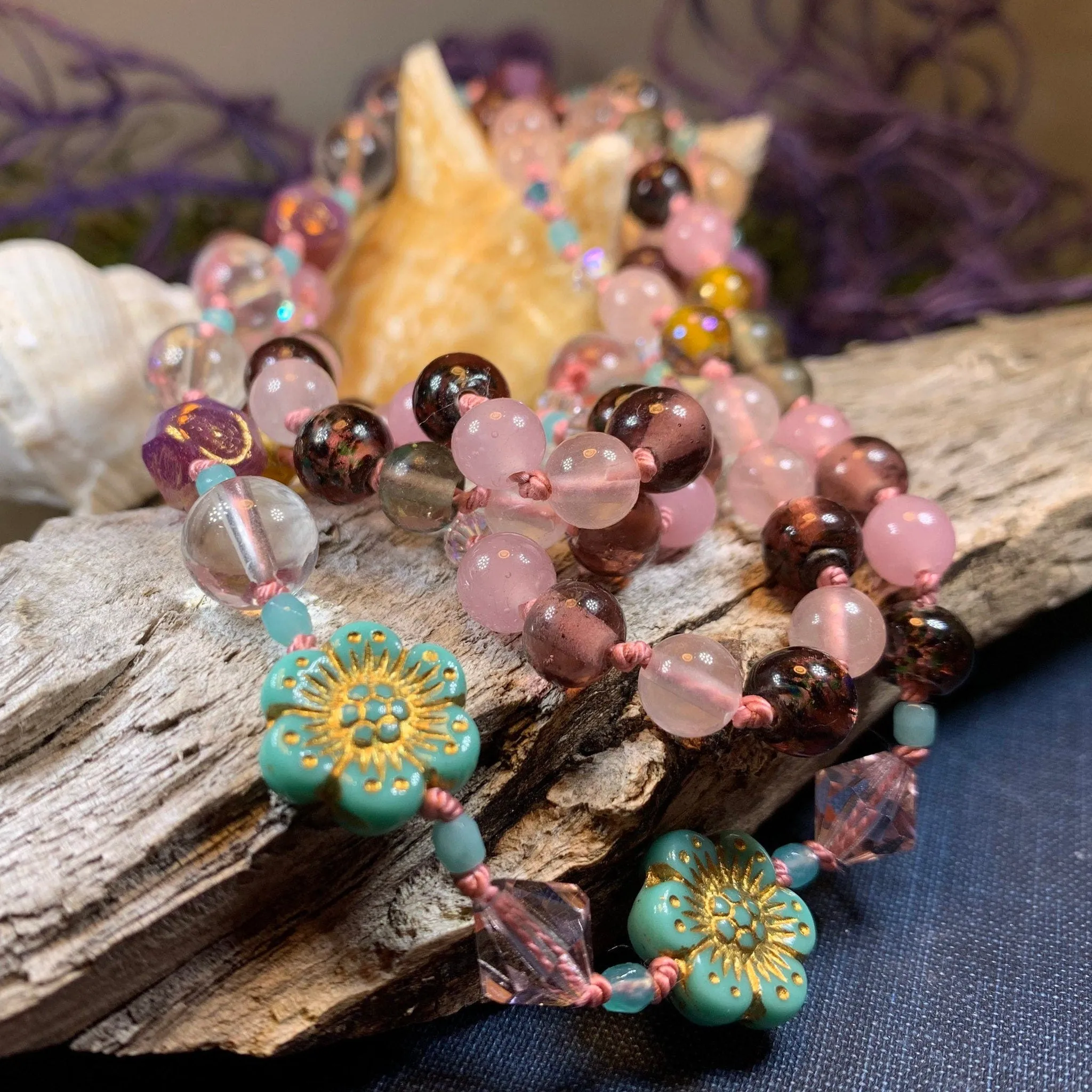 Duneflower Blossom Long Necklace