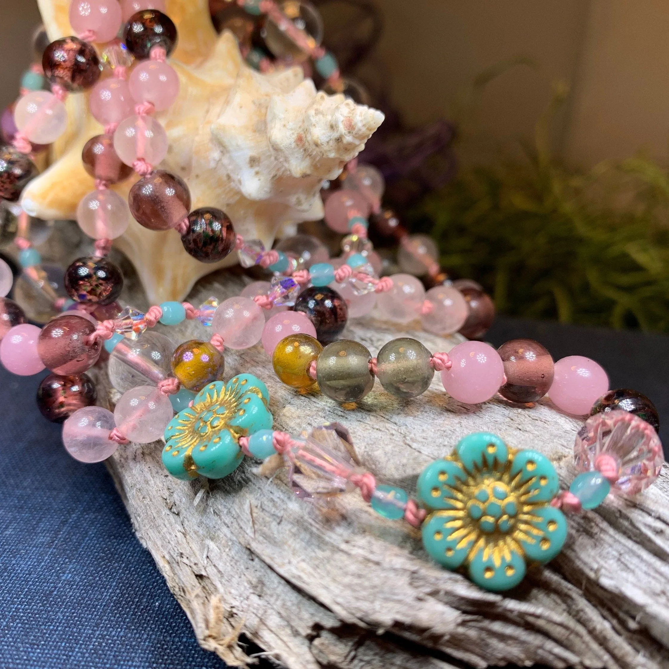 Duneflower Blossom Long Necklace