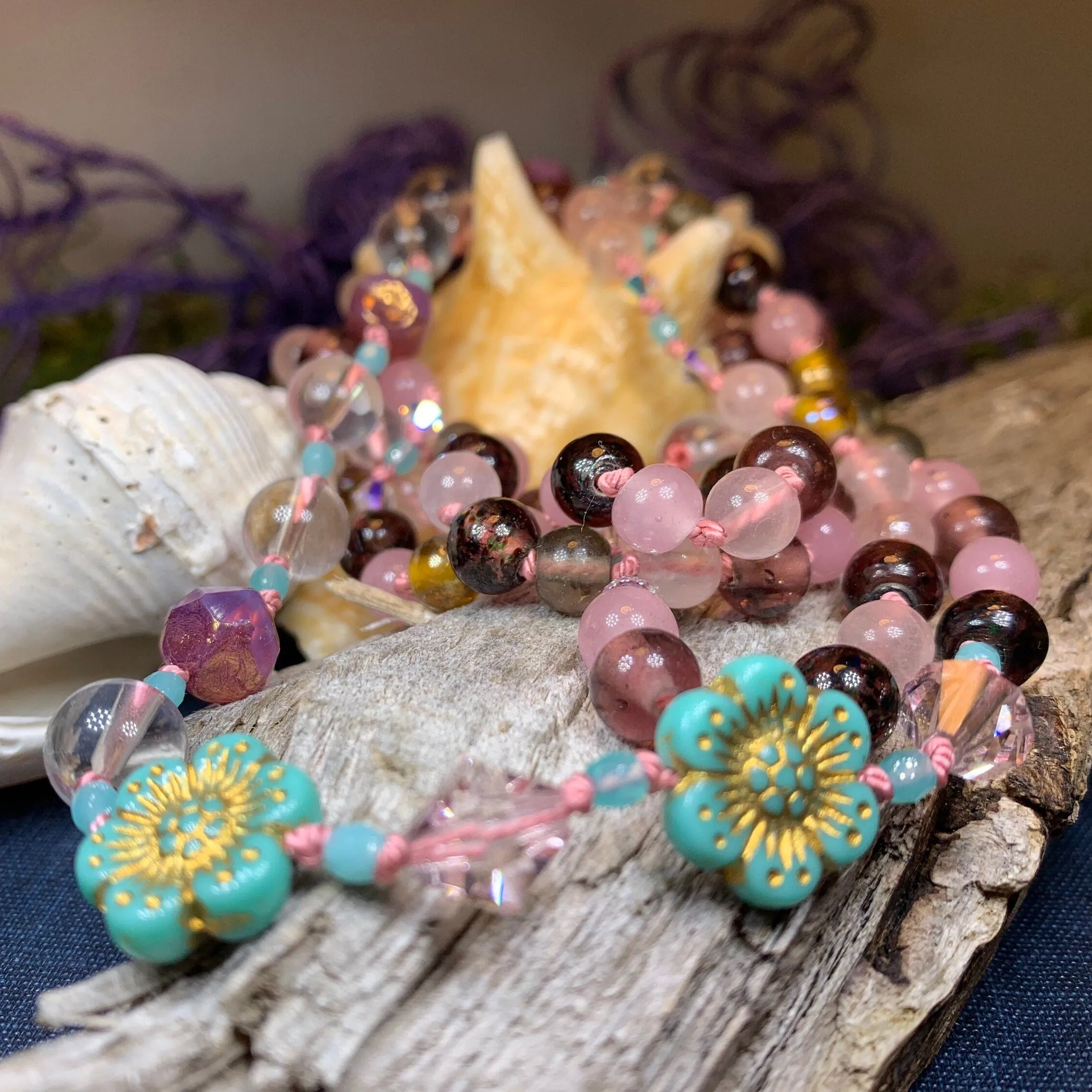 Duneflower Blossom Long Necklace