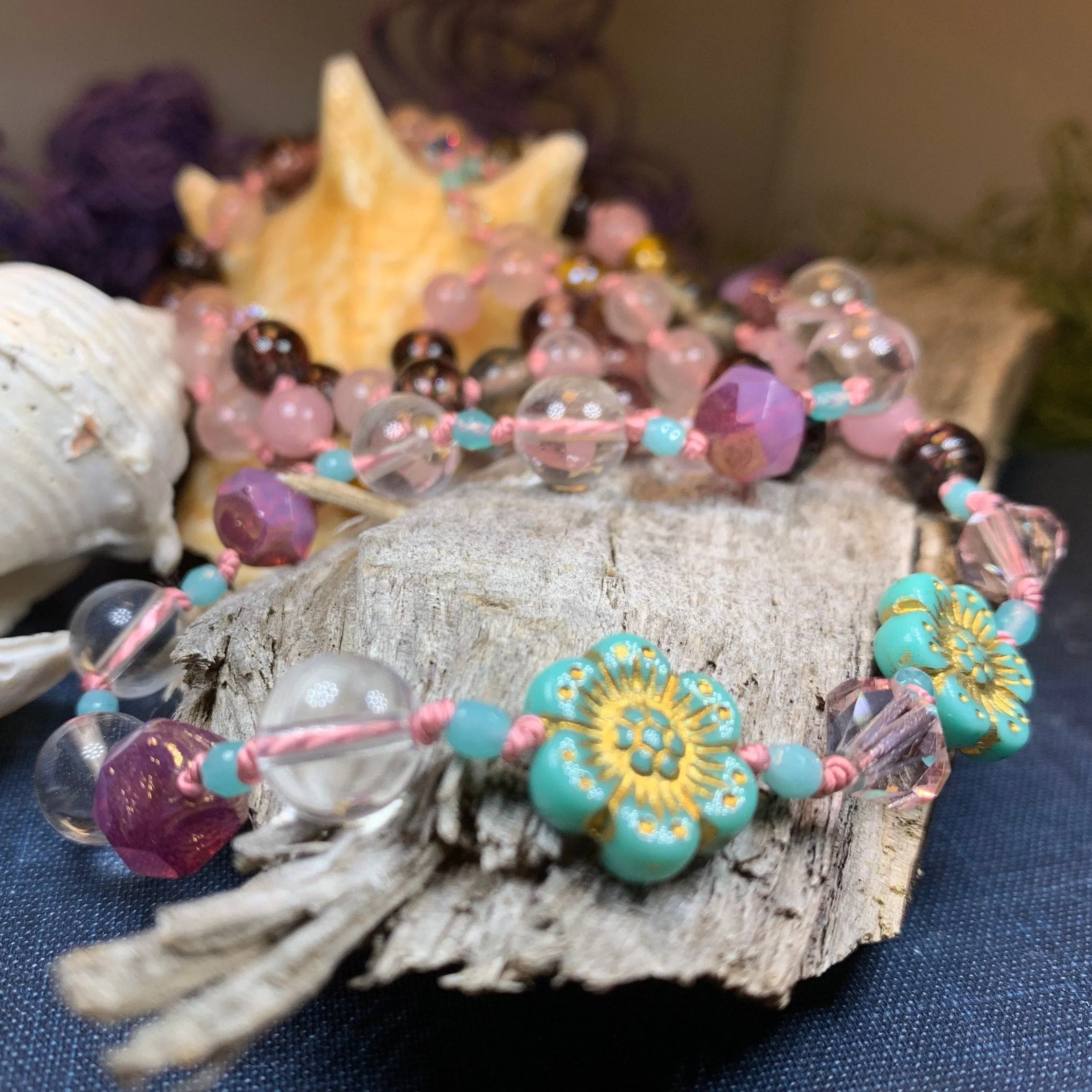 Duneflower Blossom Long Necklace