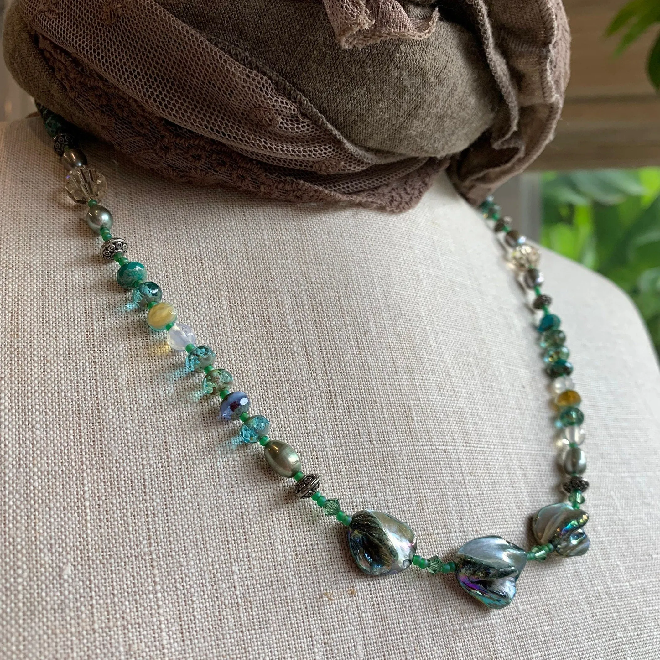 Elven Watersprite Seashell Necklace