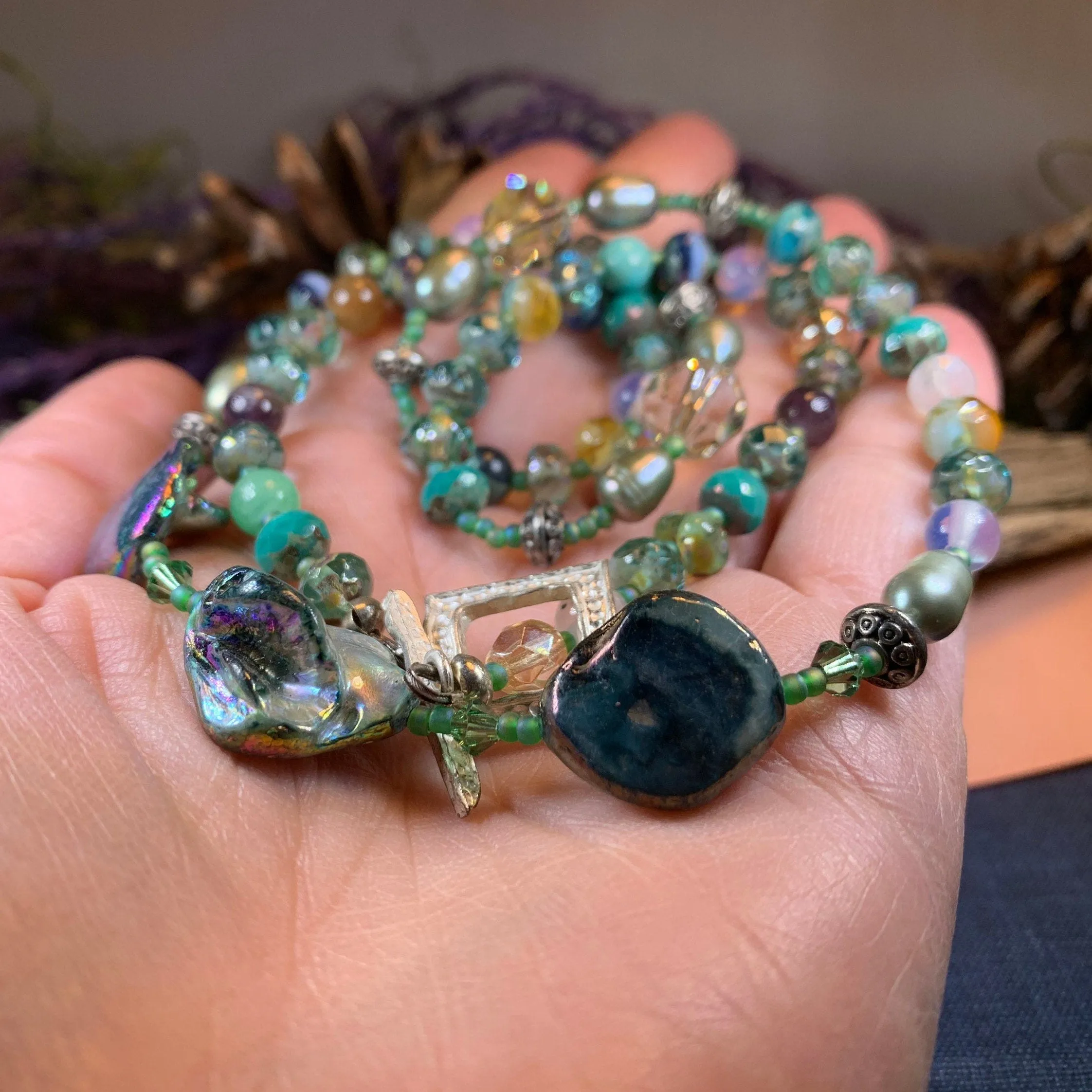 Elven Watersprite Seashell Necklace