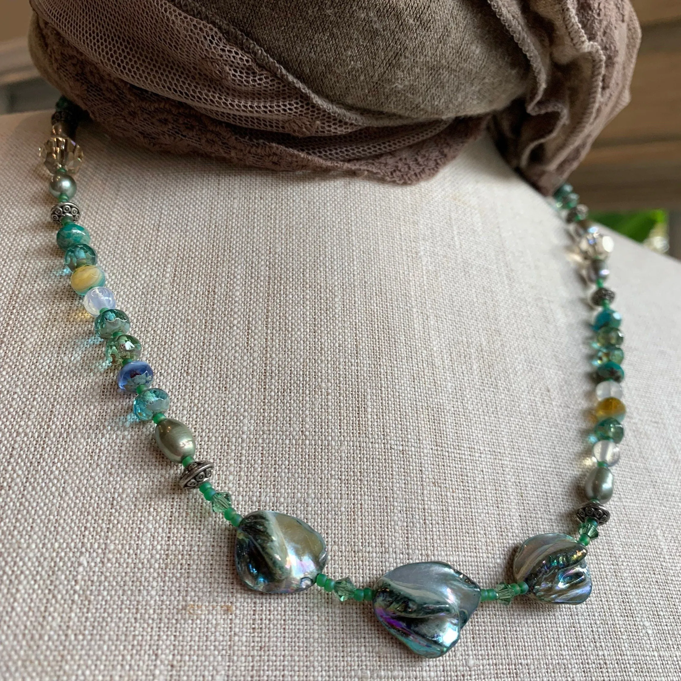 Elven Watersprite Seashell Necklace