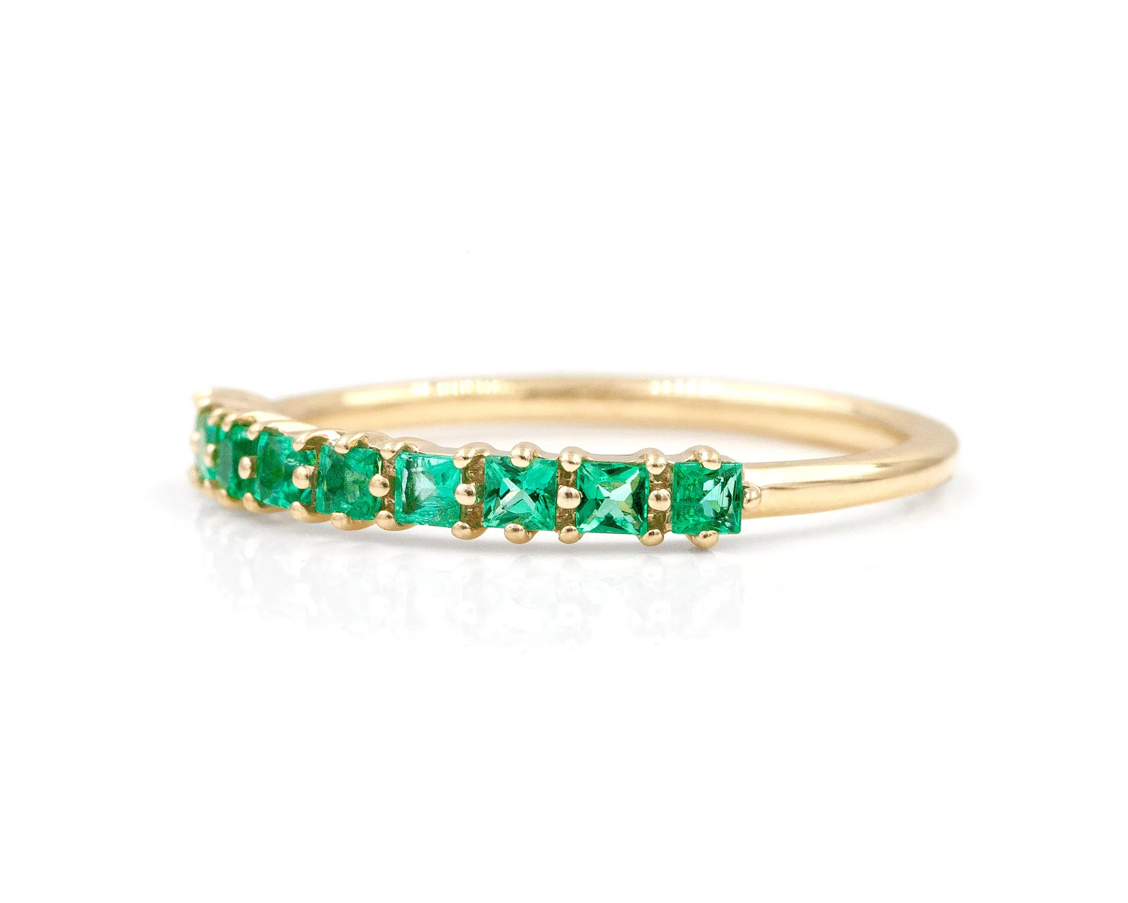 Emerald Evie Ring (Ready to Ship size 7)