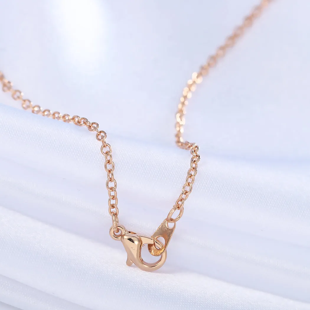 Enchanted Moon & Crystal Drop Necklace