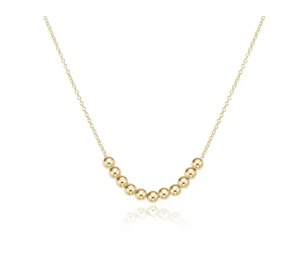 ENewton 16" Necklace Gold - Classic Beaded Bliss