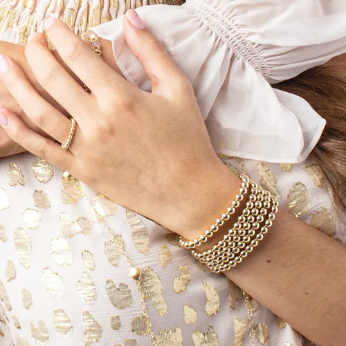 enewton | Classic Gold Bead Bracelet - 5mm