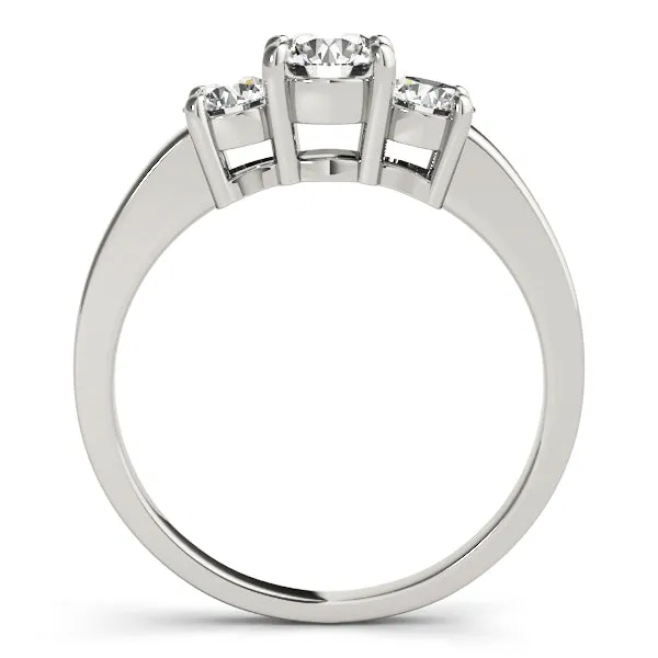 Engagement Rings 3 Stone Round - TN81980