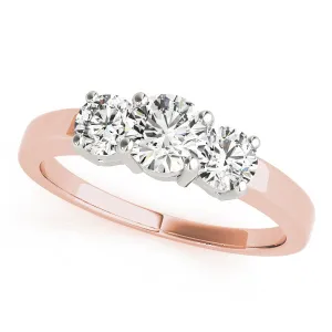 Engagement Rings 3 Stone Round - TN81980