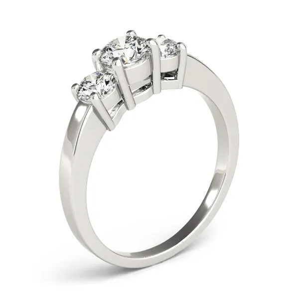 Engagement Rings 3 Stone Round - TN81980