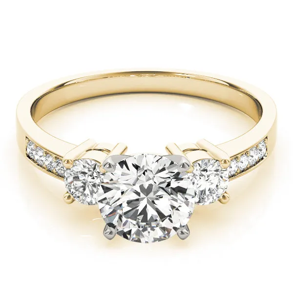 Engagement Rings 3 Stone Round - TN82852