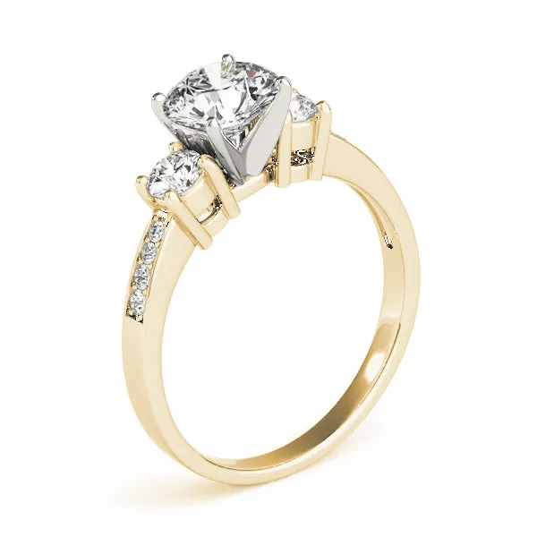 Engagement Rings 3 Stone Round - TN82852