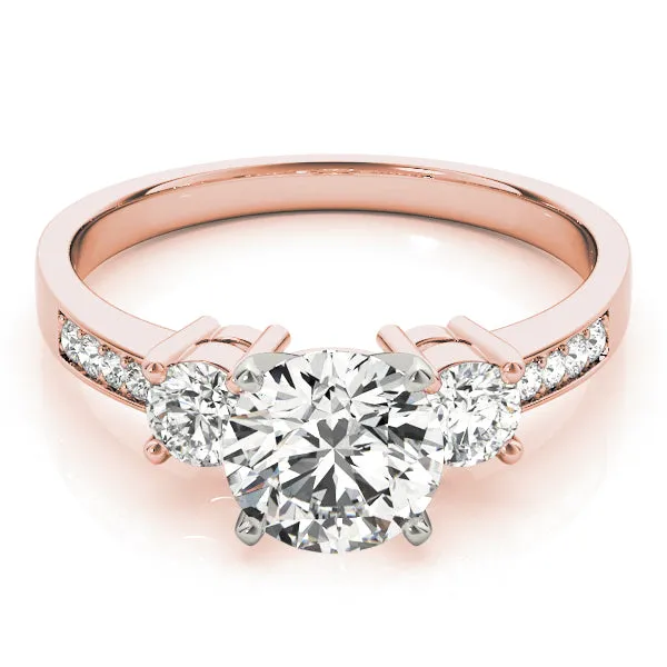 Engagement Rings 3 Stone Round - TN82852