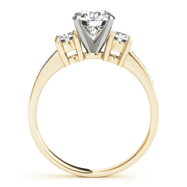 Engagement Rings 3 Stone Round - TN82852