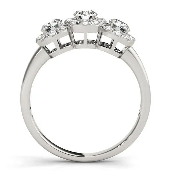 Engagement Rings 3 Stone Round - TN84006