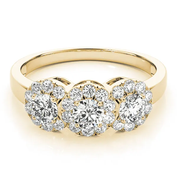 Engagement Rings 3 Stone Round - TN84006