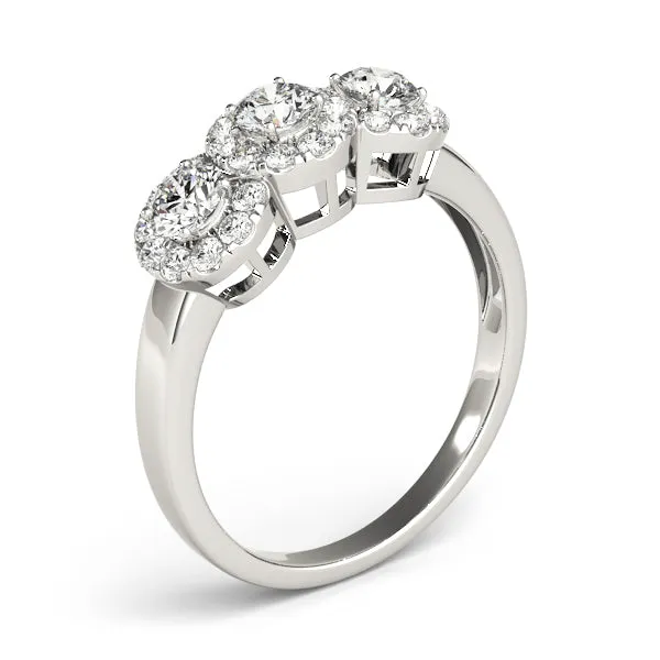 Engagement Rings 3 Stone Round - TN84006