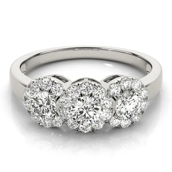 Engagement Rings 3 Stone Round - TN84006