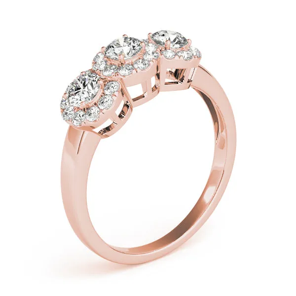 Engagement Rings 3 Stone Round - TN84006