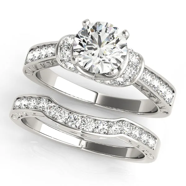 Engagement Rings Cluster Sides - TN50400-E
