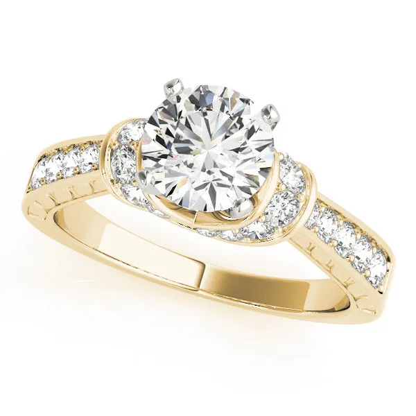 Engagement Rings Cluster Sides - TN50400-E