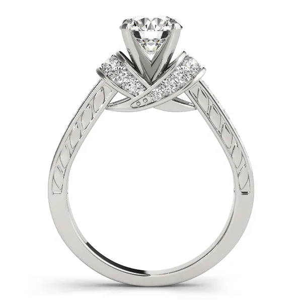 Engagement Rings Cluster Sides - TN50400-E