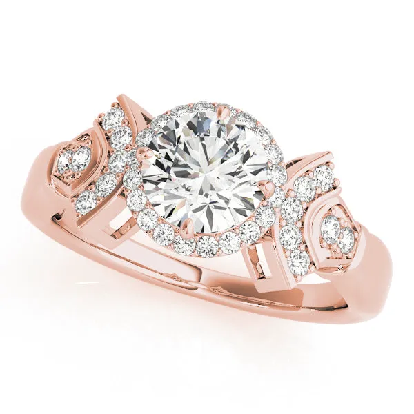 Engagement Rings Halo Round - TN84053
