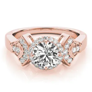 Engagement Rings Halo Round - TN84053