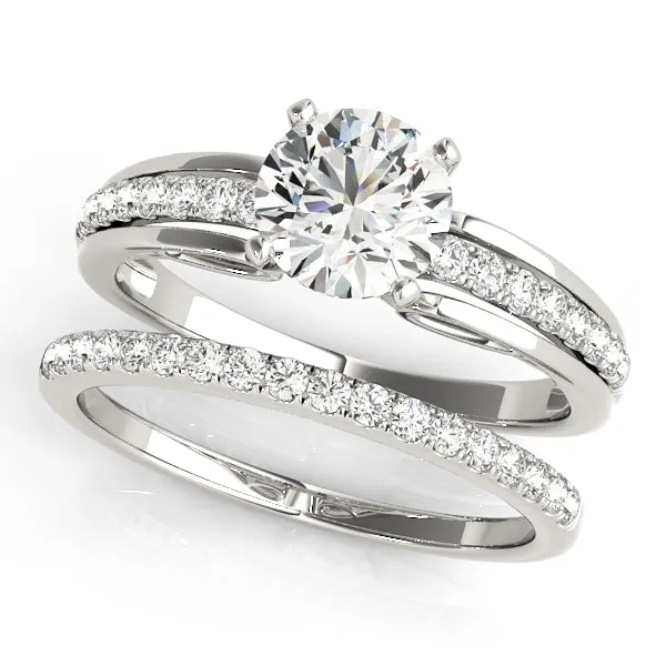 Engagement Rings Single Row Prong Set - TN50666-E