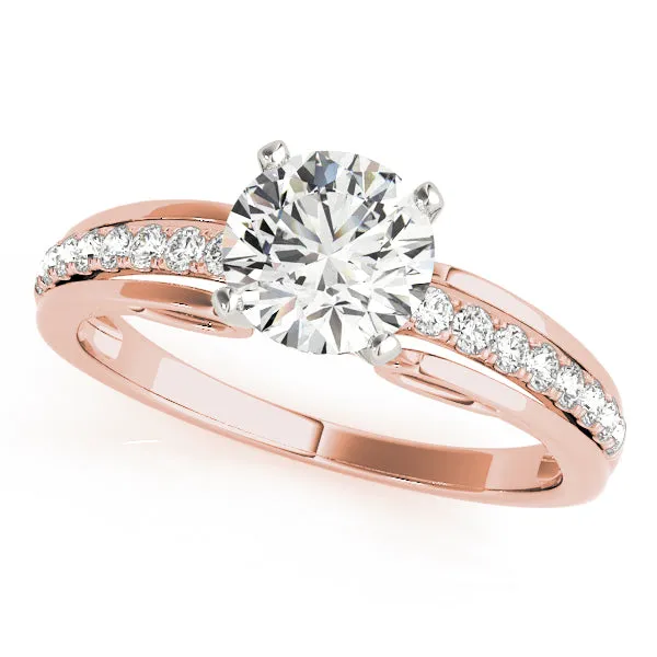 Engagement Rings Single Row Prong Set - TN50666-E
