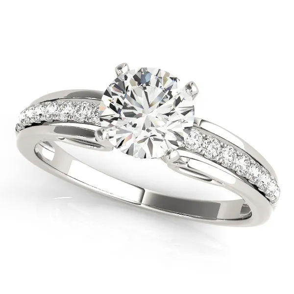 Engagement Rings Single Row Prong Set - TN50666-E