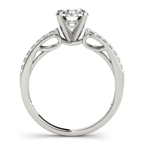 Engagement Rings Single Row Prong Set - TN50666-E