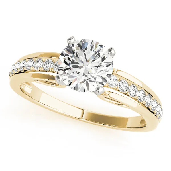 Engagement Rings Single Row Prong Set - TN50666-E
